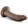 Dr. Skin Gode réaliste Cock Long Dr Skin 17 x 4cm Marron